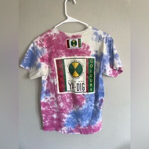 Cross colours Tie-Dye Graphic T-Shirt Small